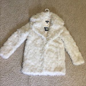 Topshop Faux Fur Coat